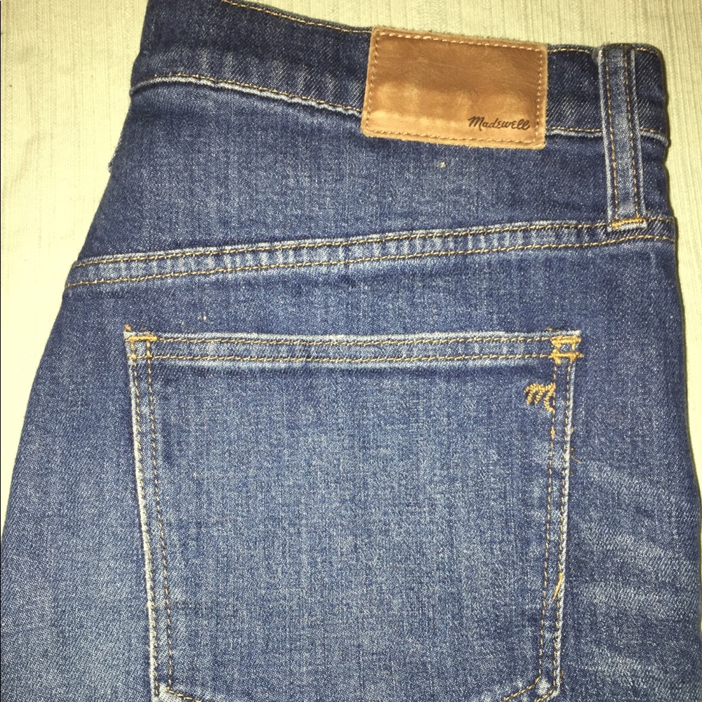 Madewell high rise slim boy jean